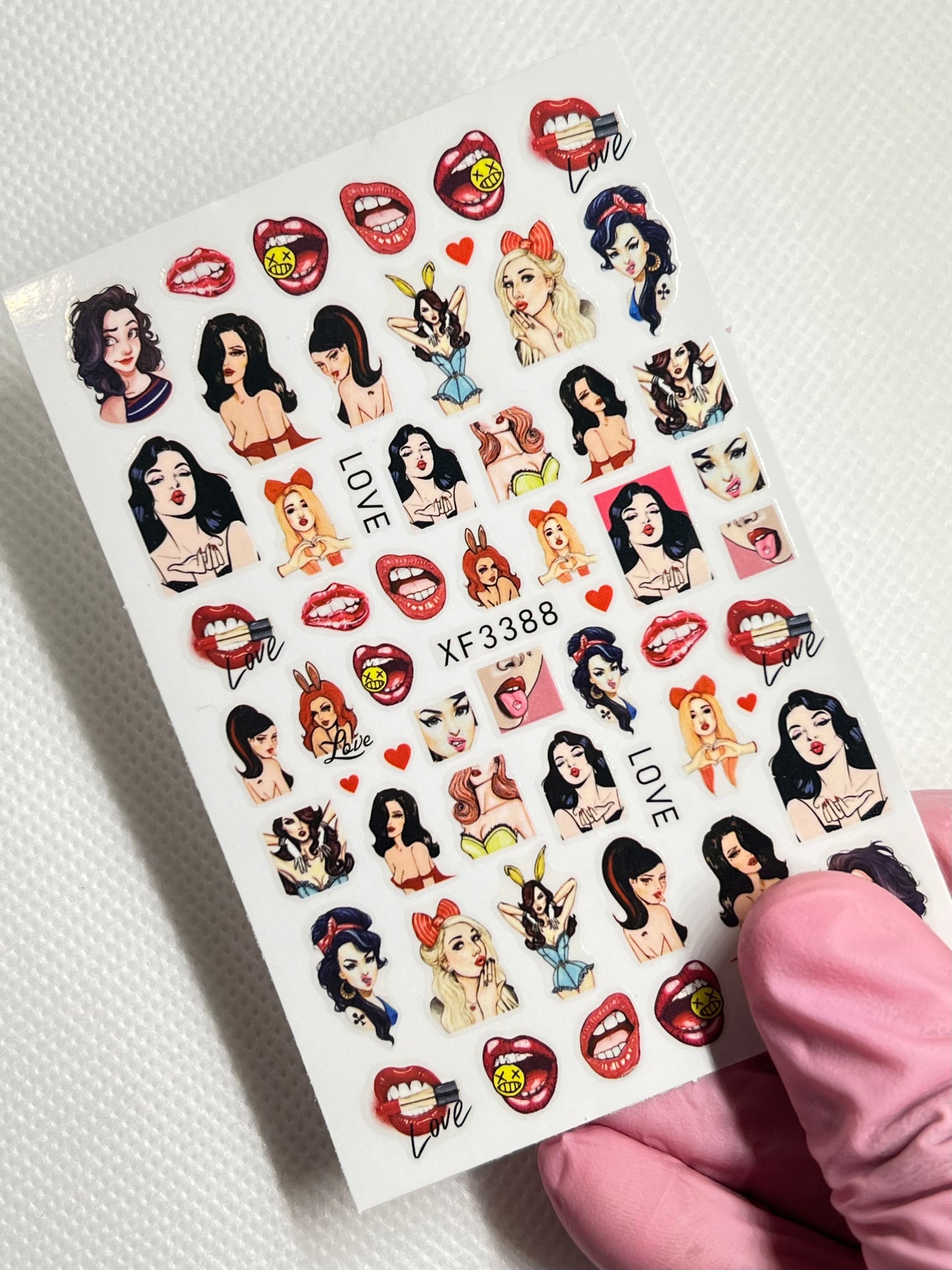 NBD Girl Gang Acrylic Nail Art Stickers