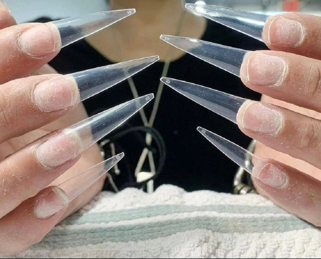 550 pcs Full/Half Cover Clear Professional high quality Nail tips