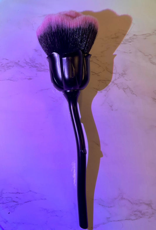 NBD 1 Pack Manicure Dust Brush, Black Rose Brush, Suitable for Nail Trimming Cleaning Brush